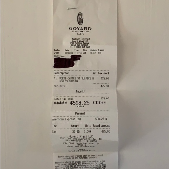 Goyard Saint Sulpice Card Holder - Navy Blue - Picture 5 of 5